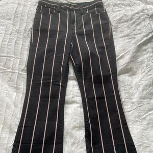 Madewell Cali-Demi boot jeans in 70s stripe